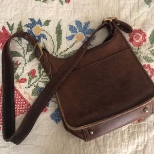 Vintage Coach Suede Purse